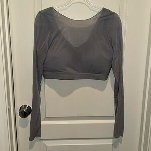 Popflex Coquette Long Sleeve Mesh Bra